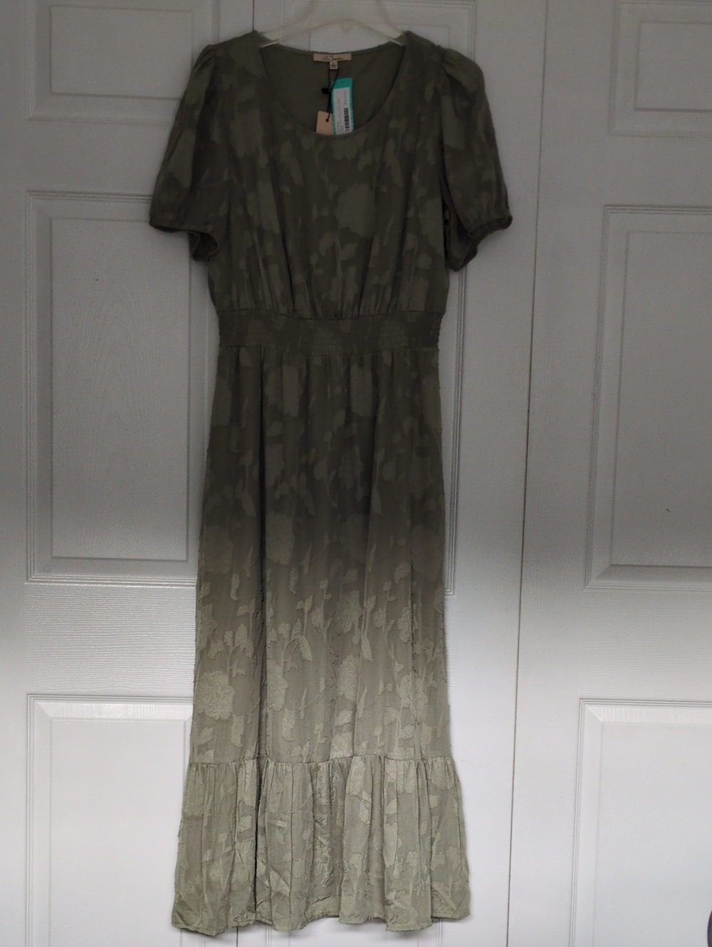 Les Serein Poppy Short Sleeve Maxi Dress